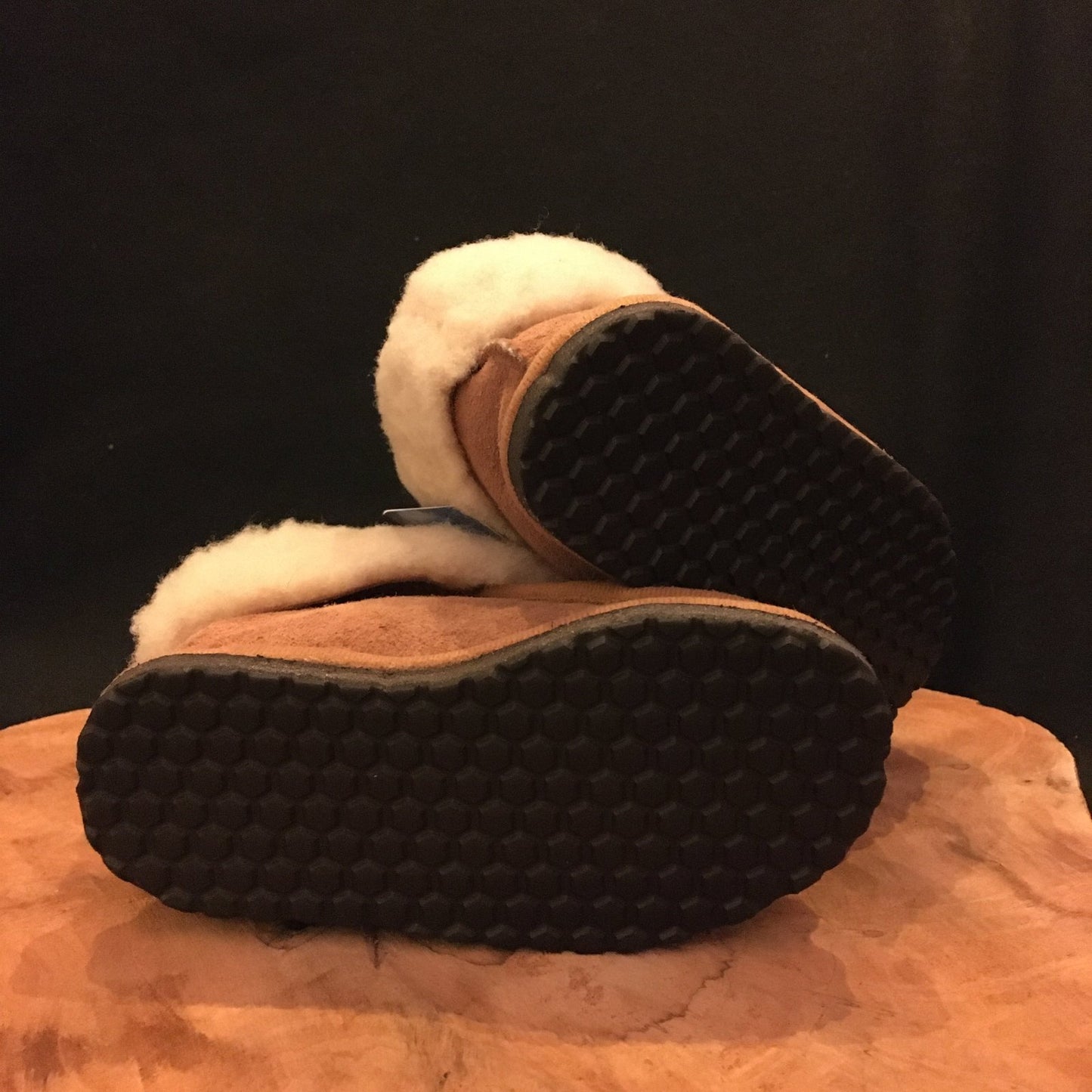 Wollen kids pantoffel